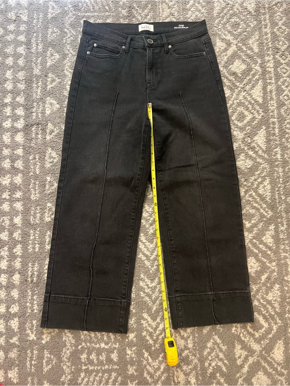Nicole Miller Soho high rise wide leg crepes jeans size 8 (U107) - Picture 2 of 10